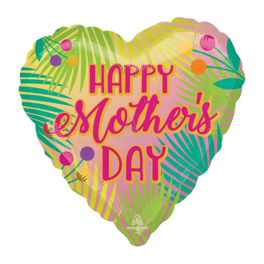Jumbo Hx Happy Mother's Day Tropical - Balloon