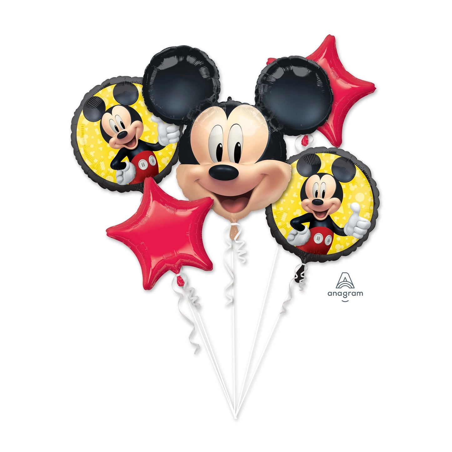 Mickey Balloon Bouquets 5pc