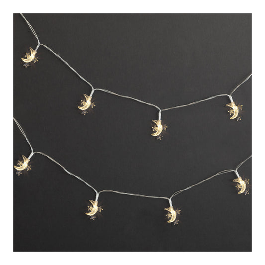 Moon/Star LED String Lights