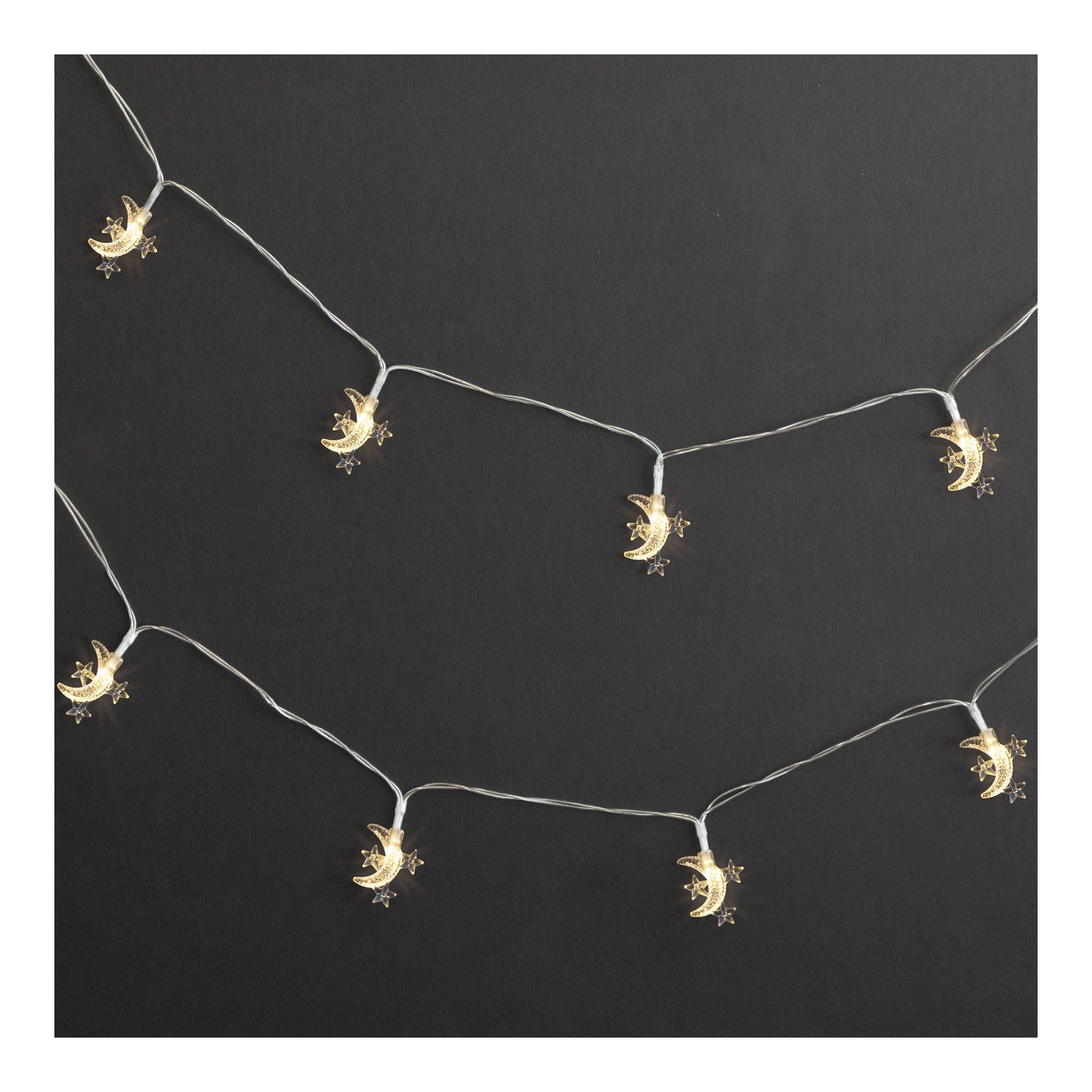 Moon/Star LED String Lights