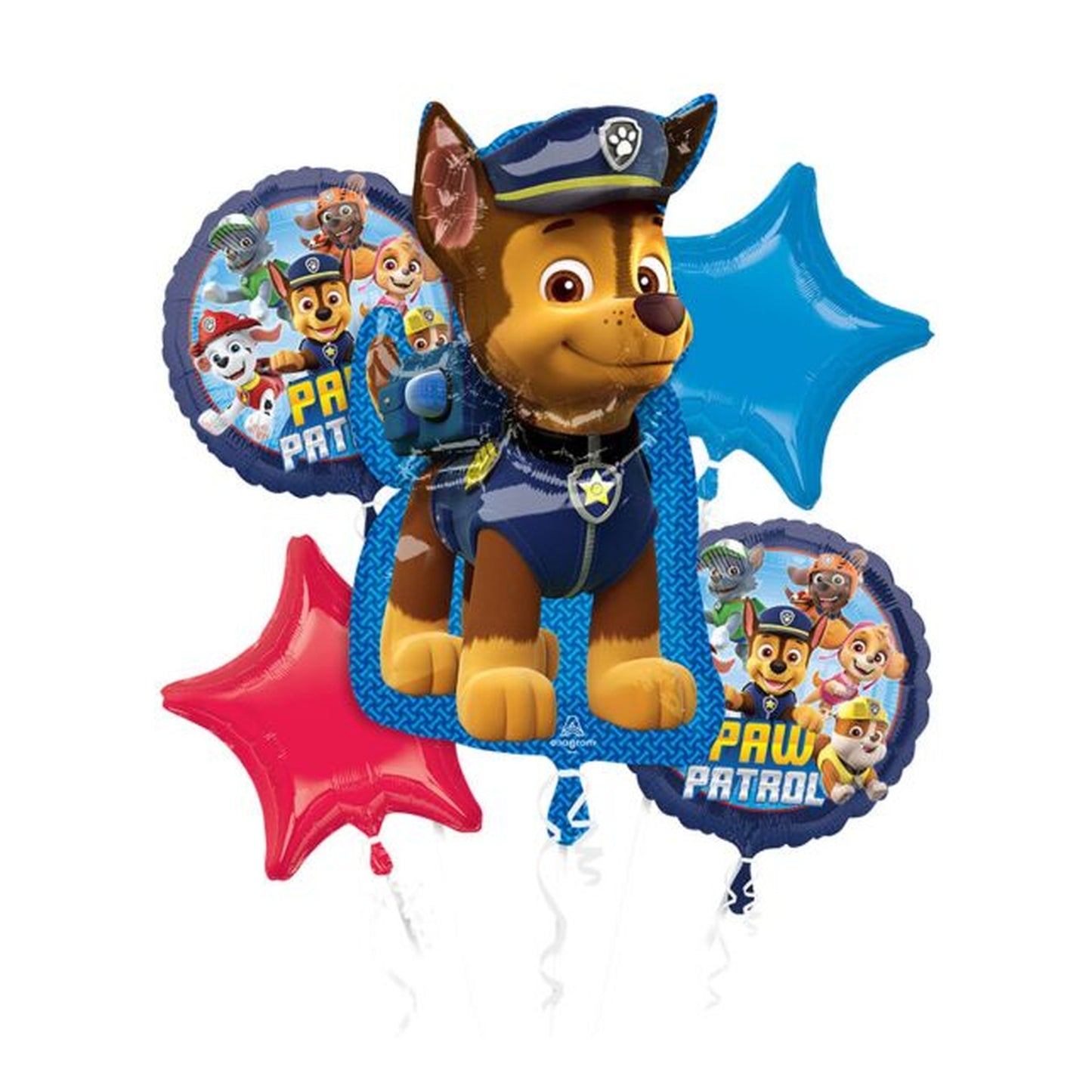 Paw Patrols Balloon Bouquets 5pc