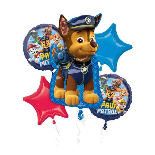 Paw Patrols Balloon Bouquets 5pc