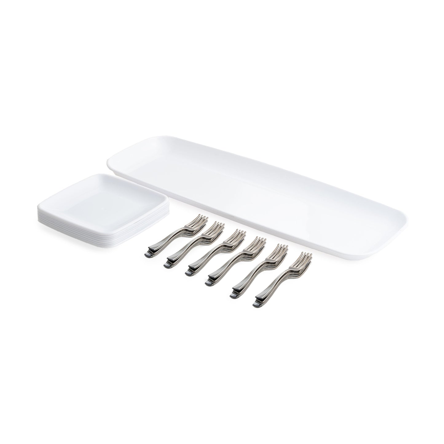 Plastic Appetizer Set 33pc