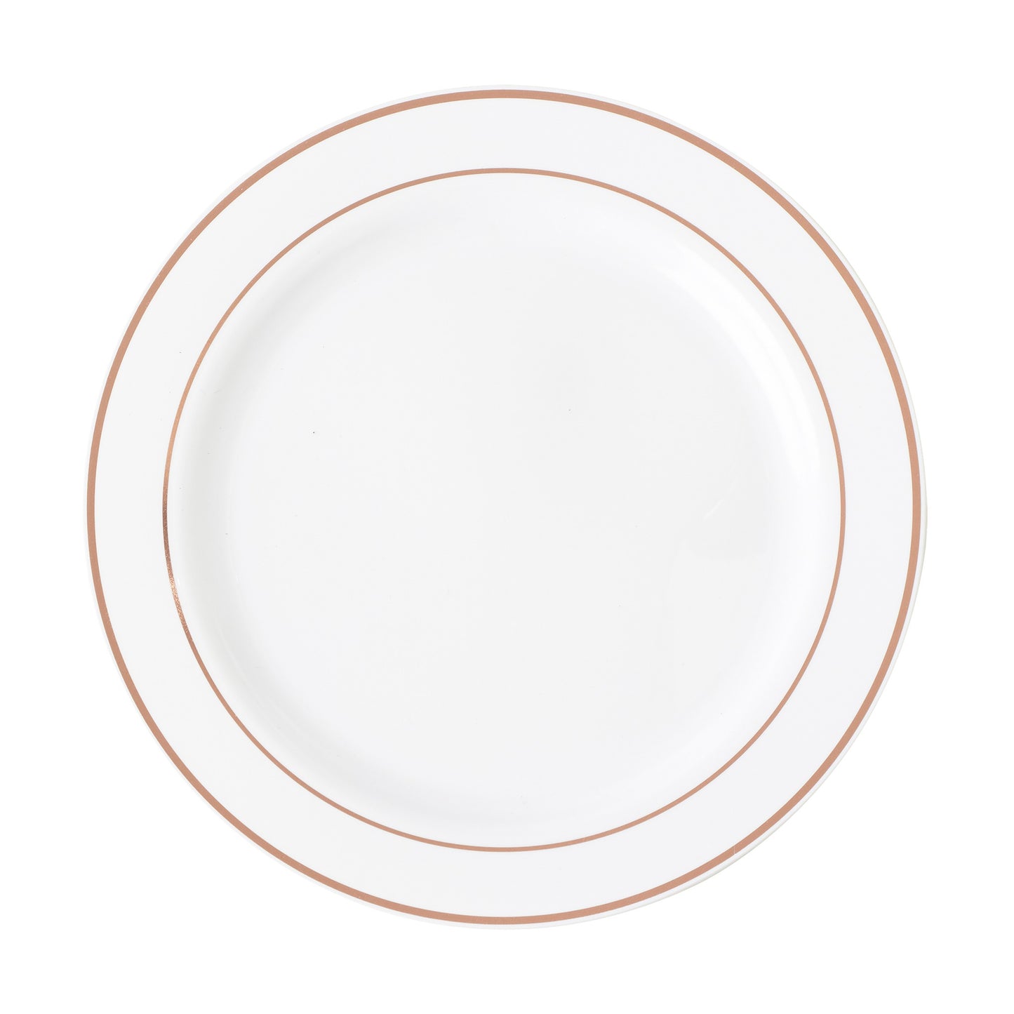 Plate with Rose Gold Ring 10"