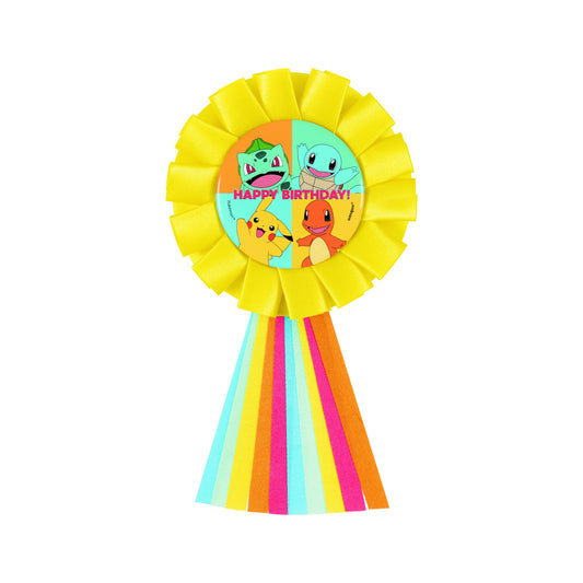 Pokemon Happy Birthday Badge