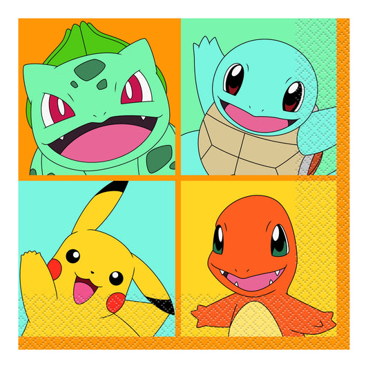 Pokémon Lunch Napkins 16ct