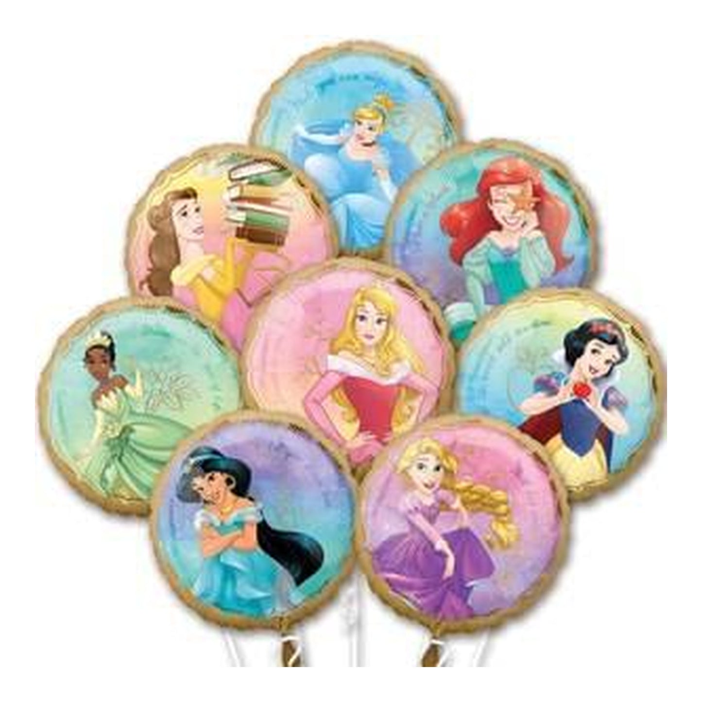 Princess Balloon Bouquets 5pc