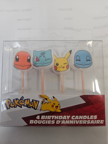 Pokemon Pick Birthday Candles