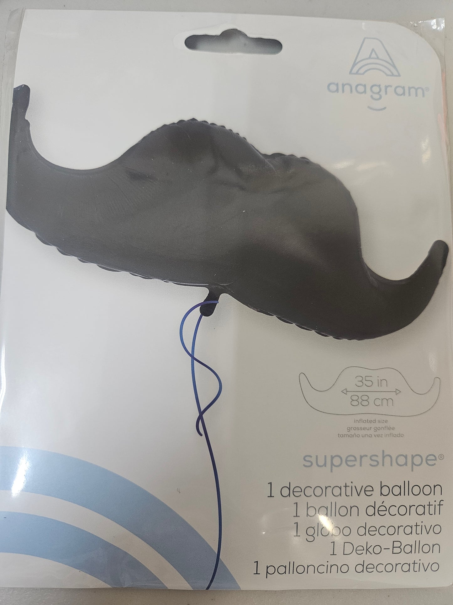 Supershape XL Black Mustache