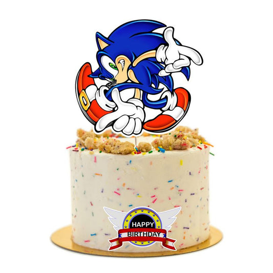 Sonic Cake Topper