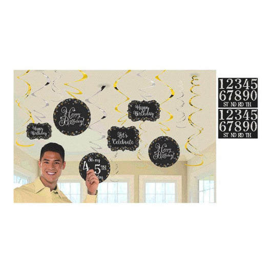 Swirl Decoration Spark Celebration