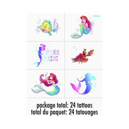 The Little Mermaid Tattoo 24ct