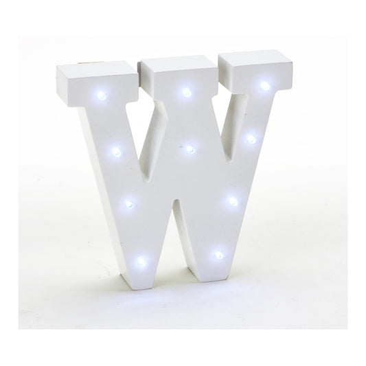 Vintage LED Marquee Letter W