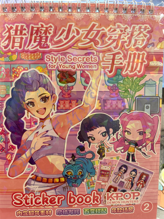 K-Pop Demon Hunters Sticker Book