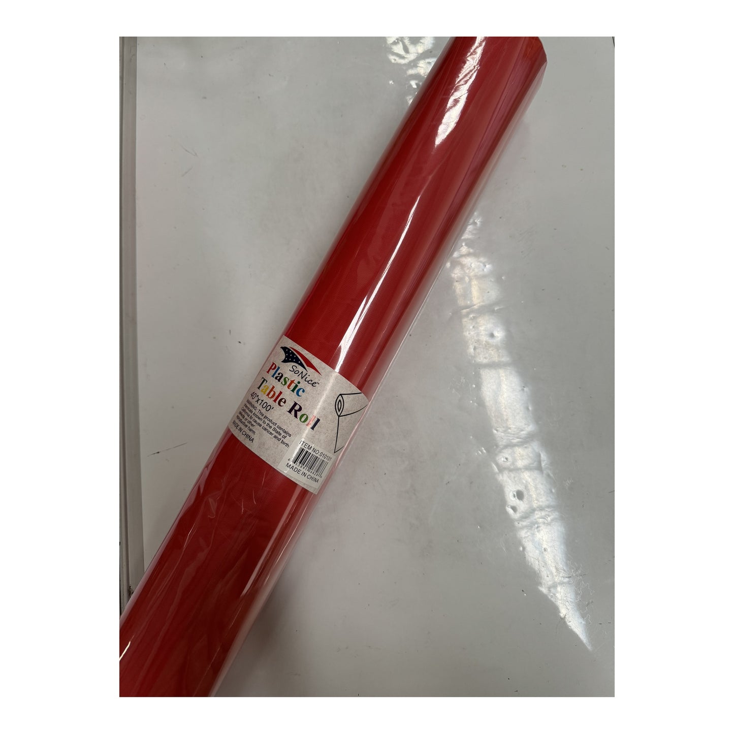 (c) Table Cover Roll Red