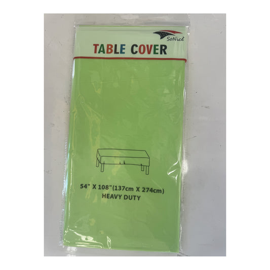 Table Cover Square Lime Green