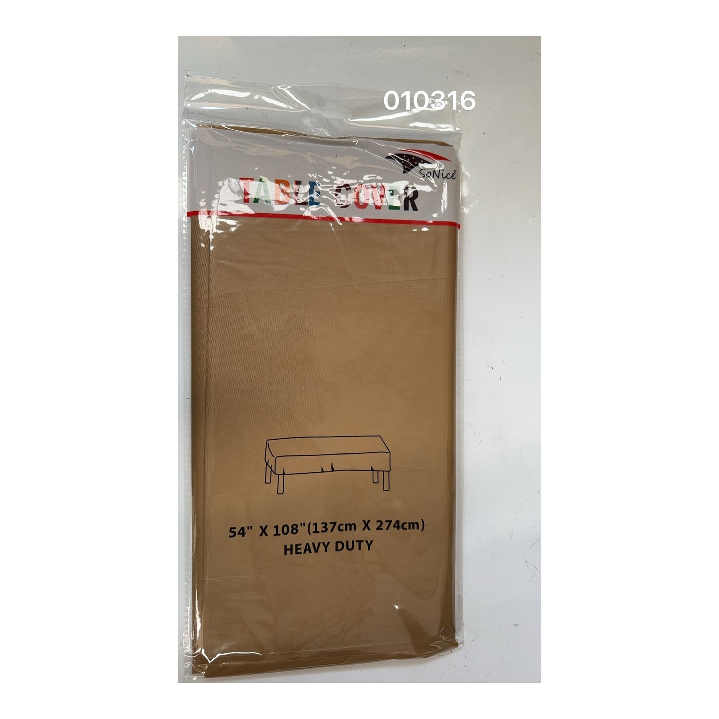 Table Cover Square Gold