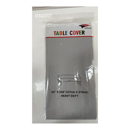 Table Cover Square Silver
