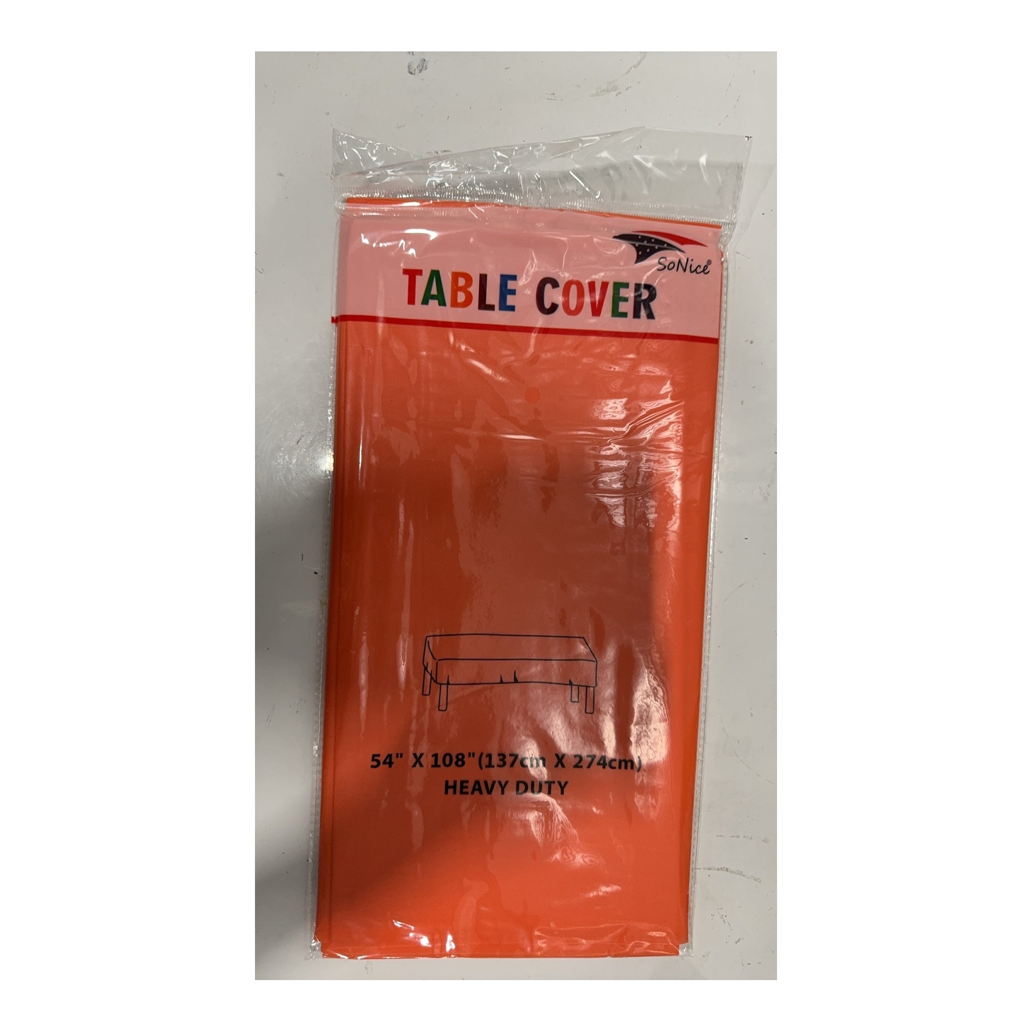 Table Cover Square Orange