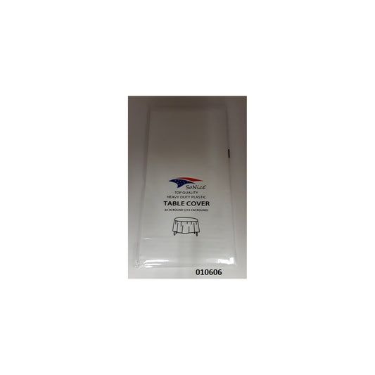 Round Tablecover White