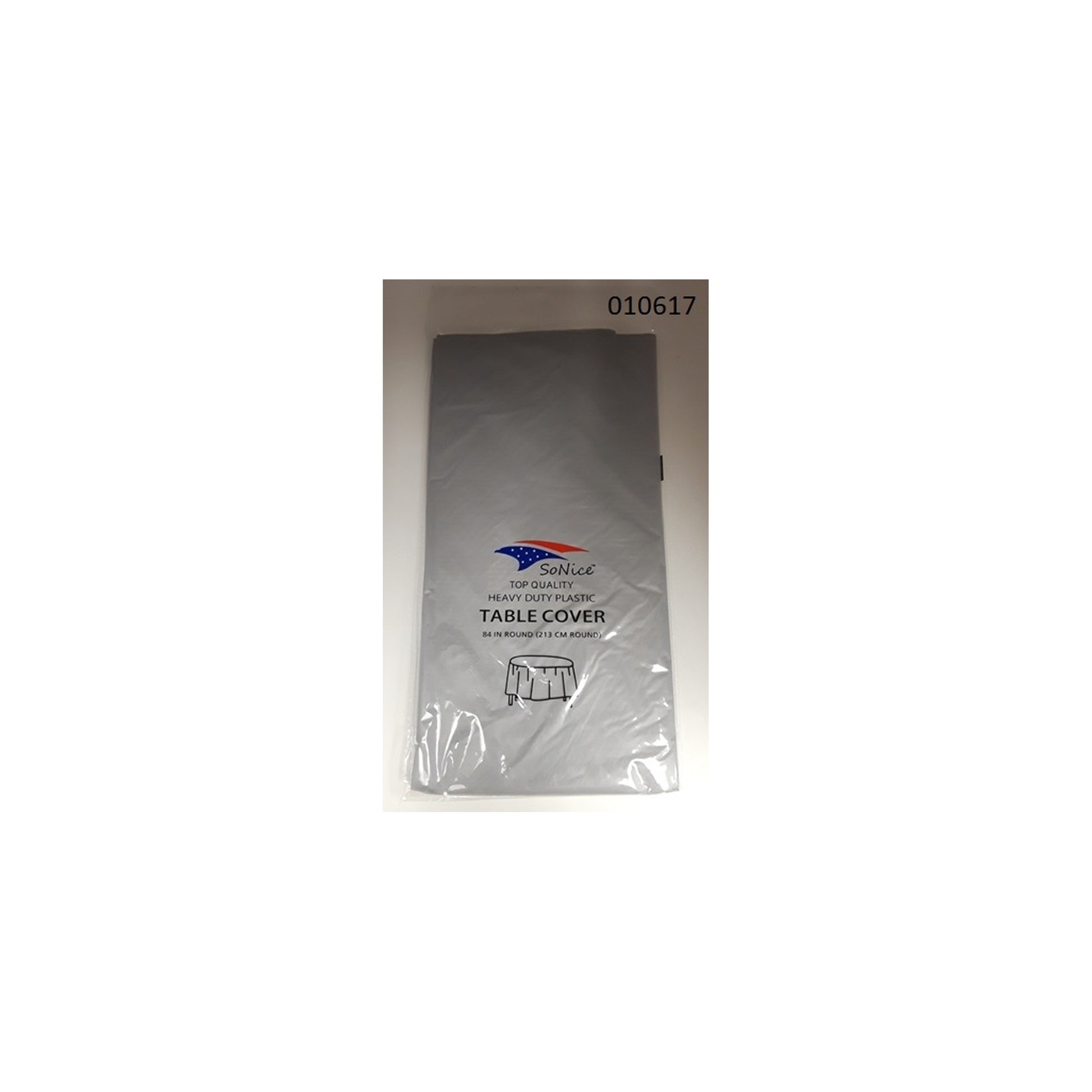 Round Tablecover Silver
