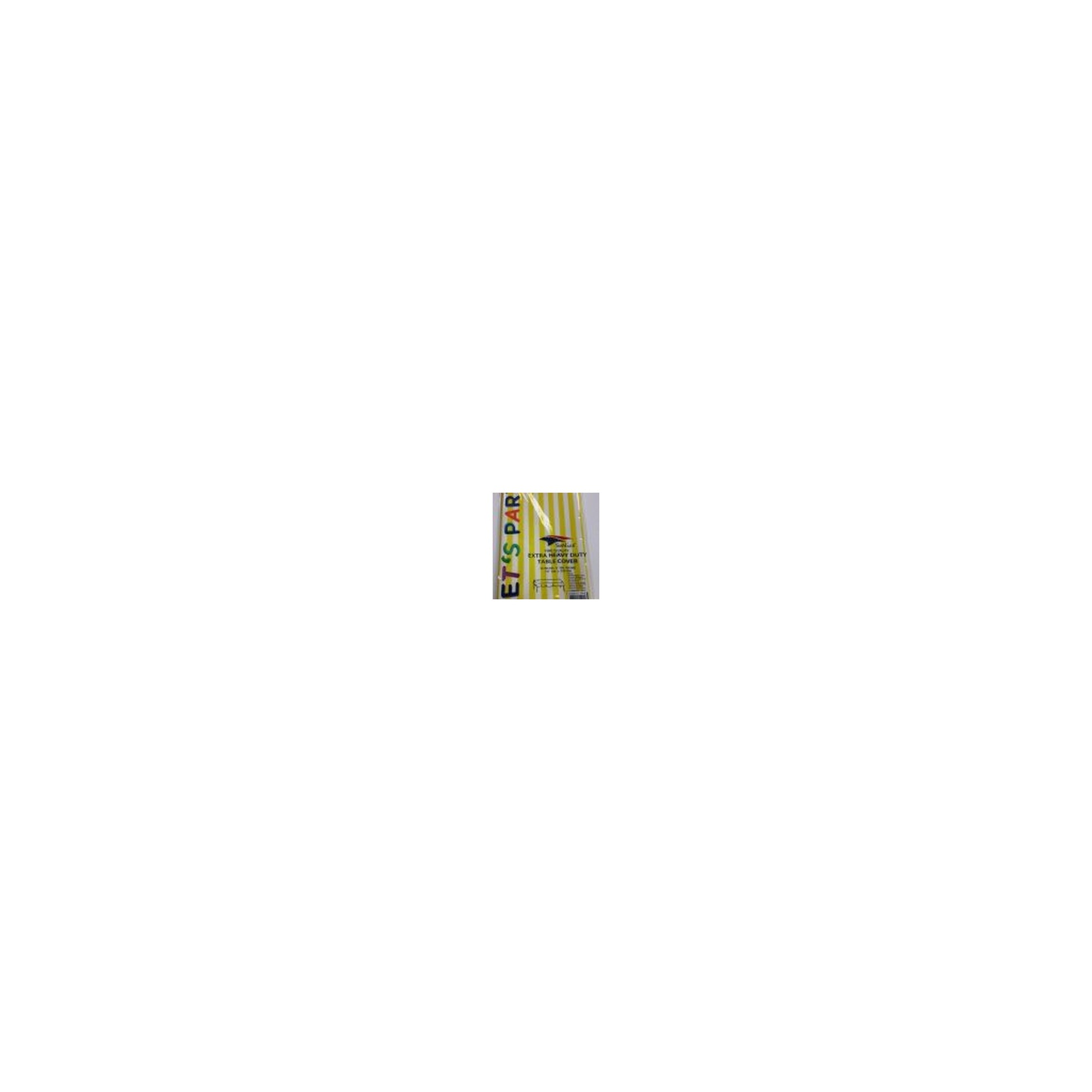 Tw-8Striped Table Cover With/Yellow