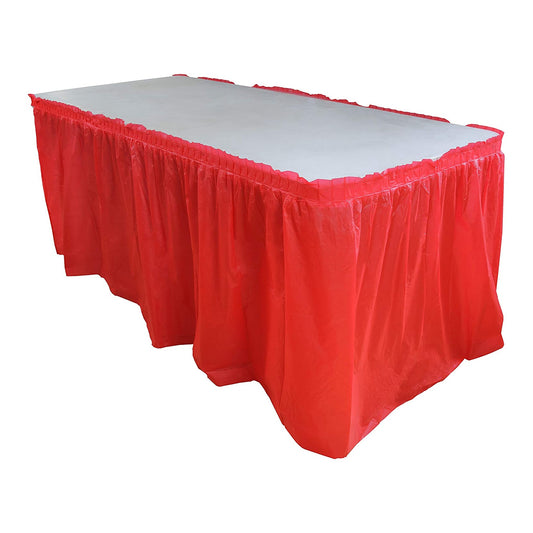 Tableskirt Red