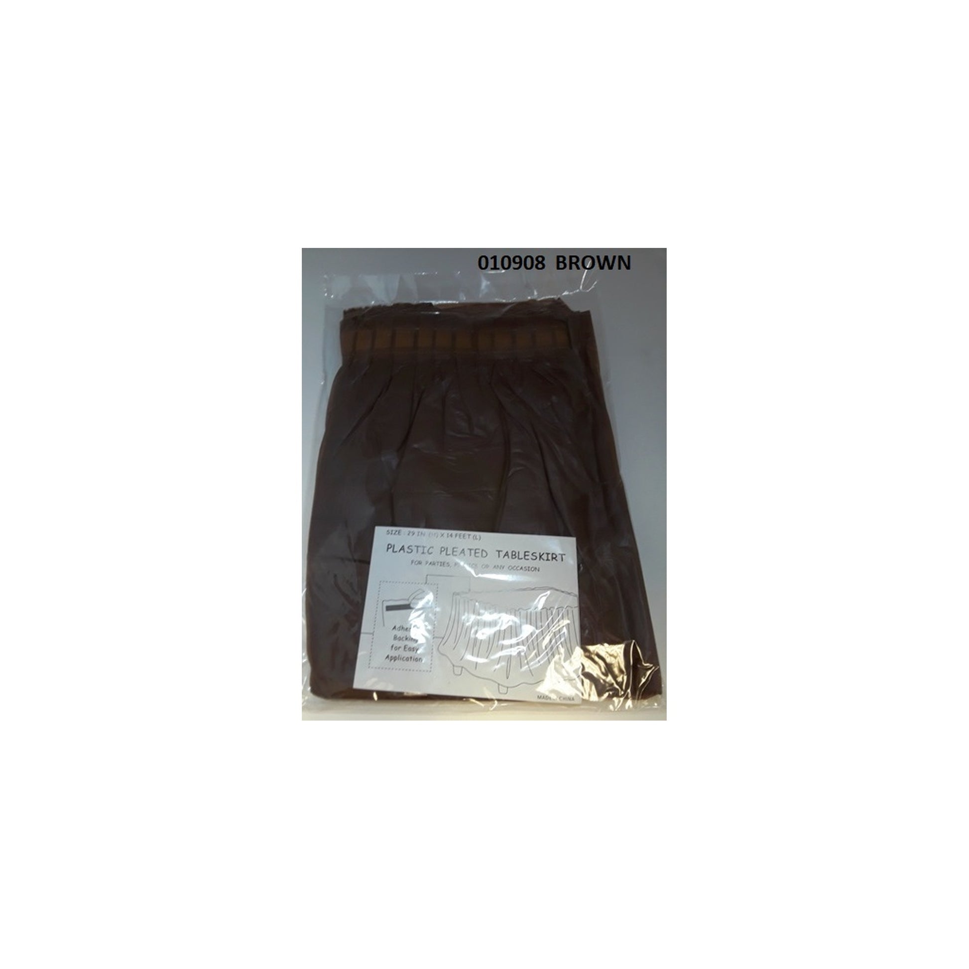 (c) Table Skirt Brown
