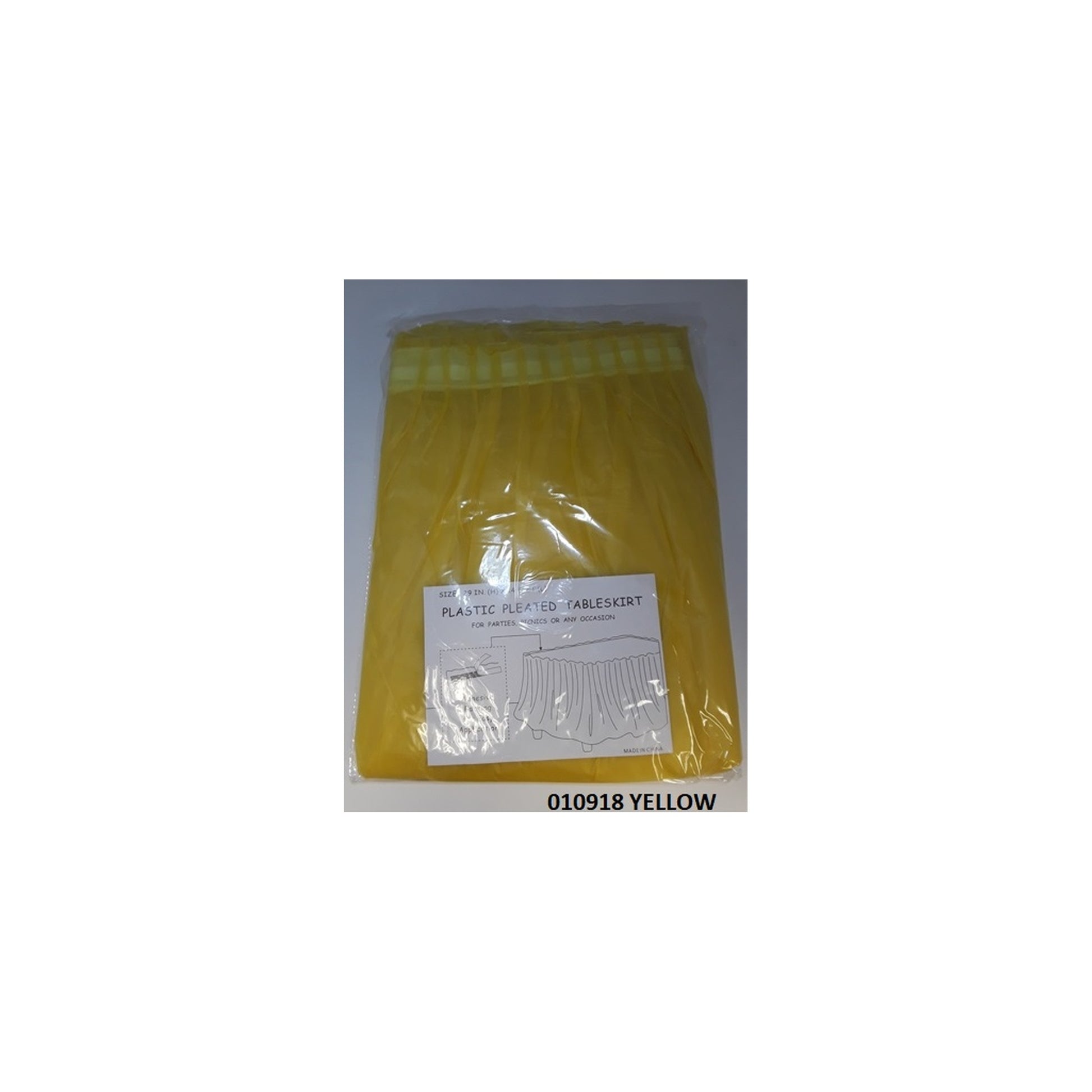Tableskirt Yellow
