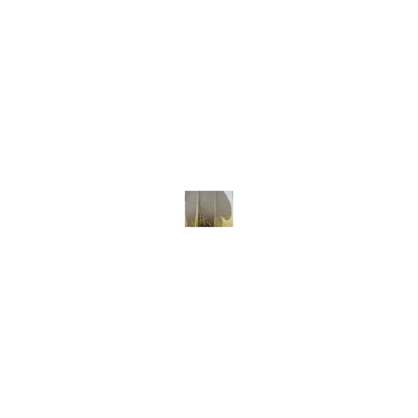 Table Cover Dotted Gold/White
