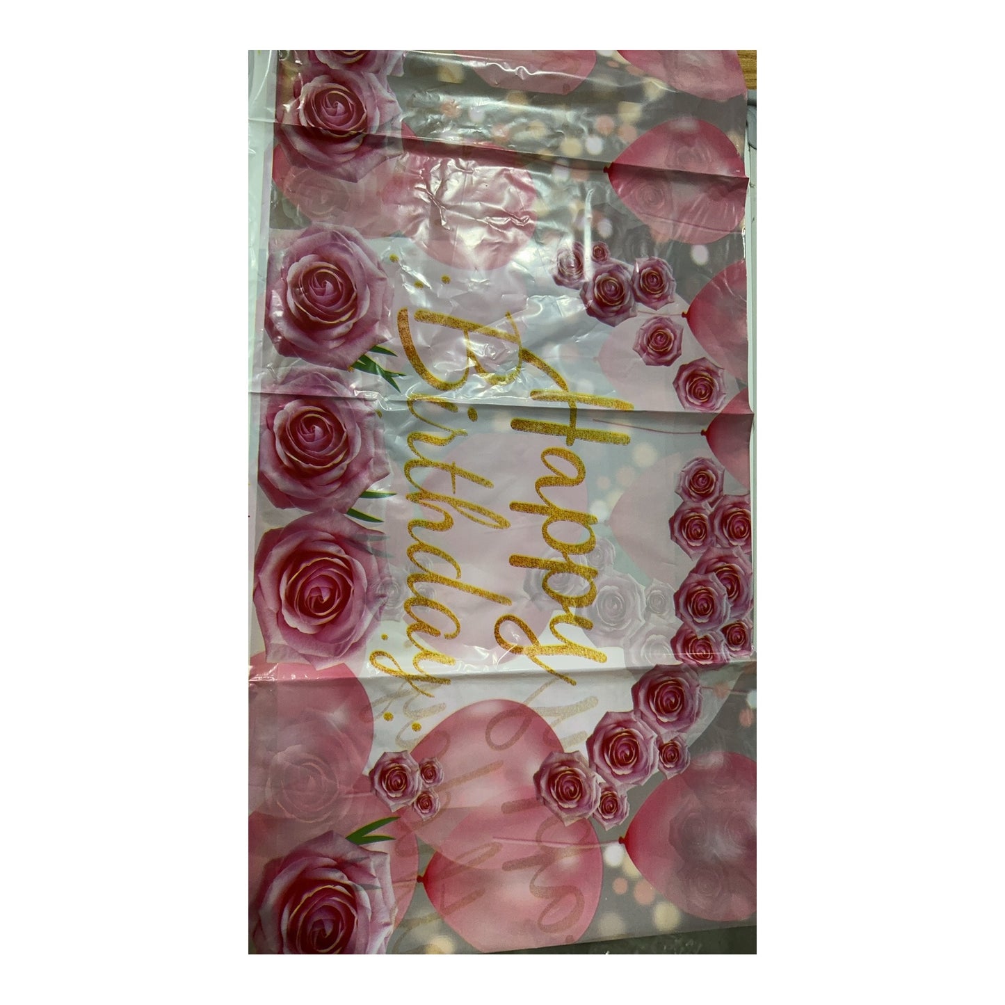 Table Cover Happy Birthday Pink 72C12