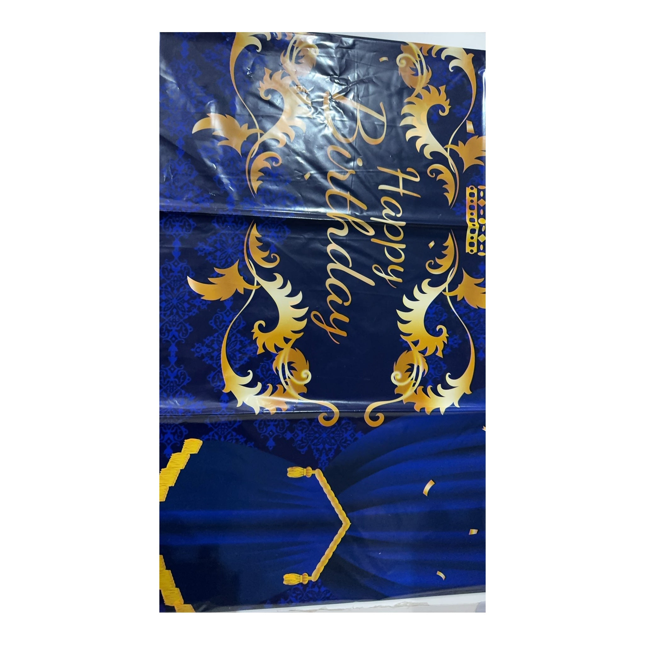 Table Cover Happy Birthday Blue 72C12