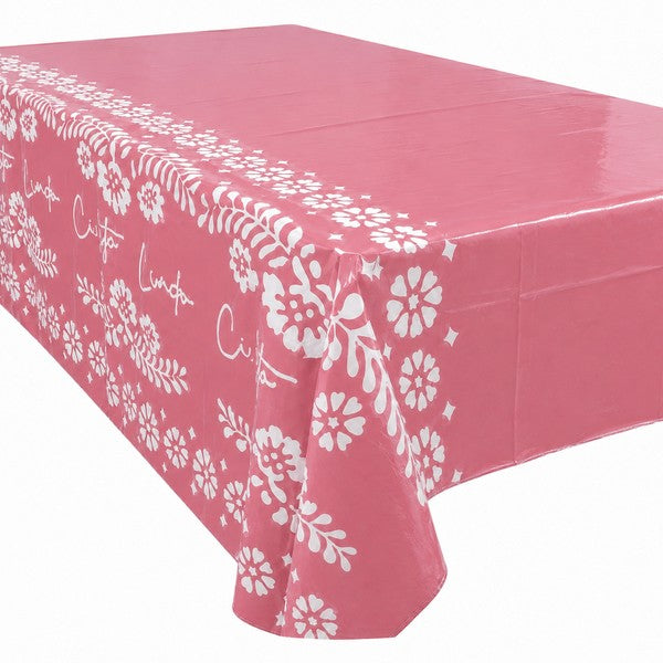 Pink Cielito Lindo table cover