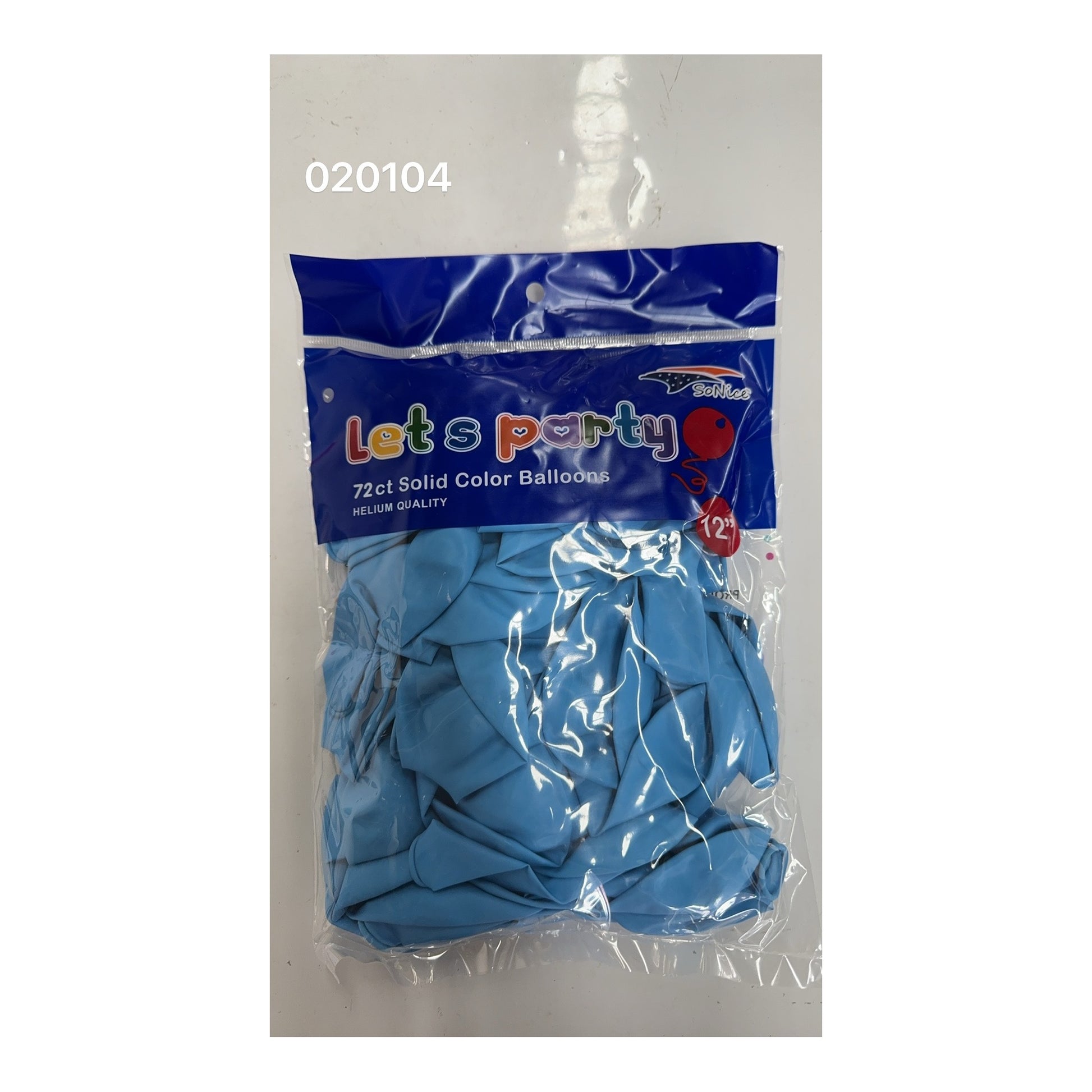 12"Balloon Light Blue 72 ct