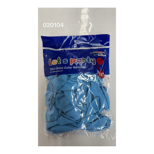 12"Balloon Light Blue 72 ct