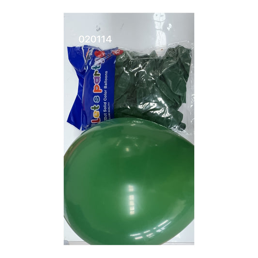Balloon Dark Green 72 ct