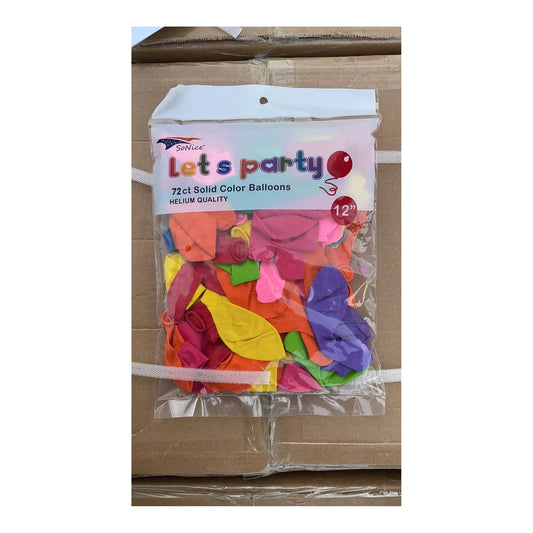 Balloon Mixed 72 ct