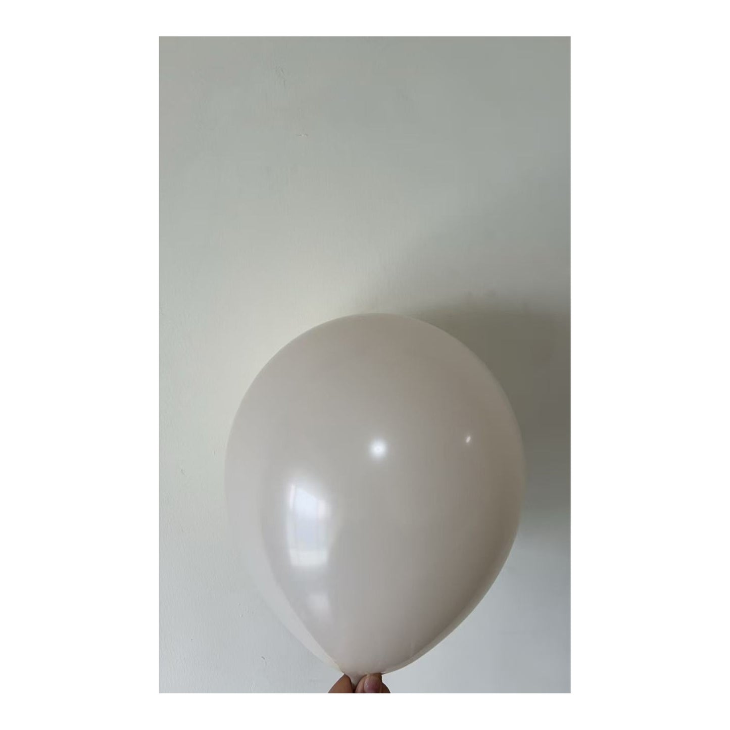 12" Balloon Matte Sand White 72 ct 48/case