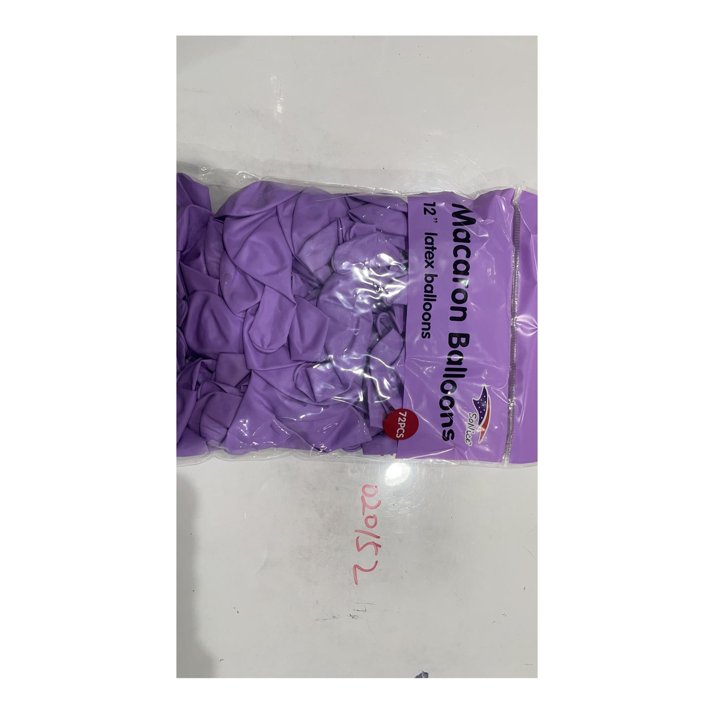 12"Macaron Balloon Purple 72 ct