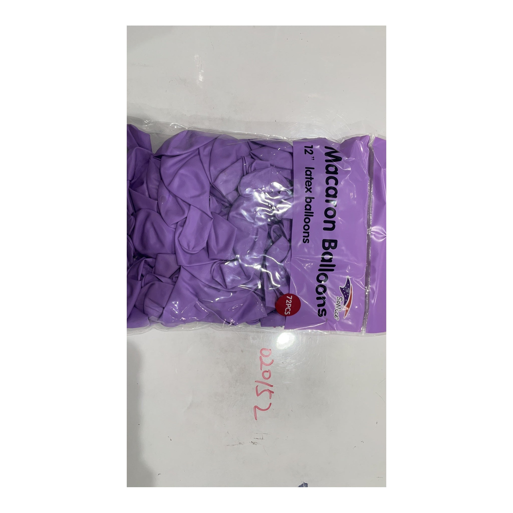 12"Macaron Balloon Purple 72 ct