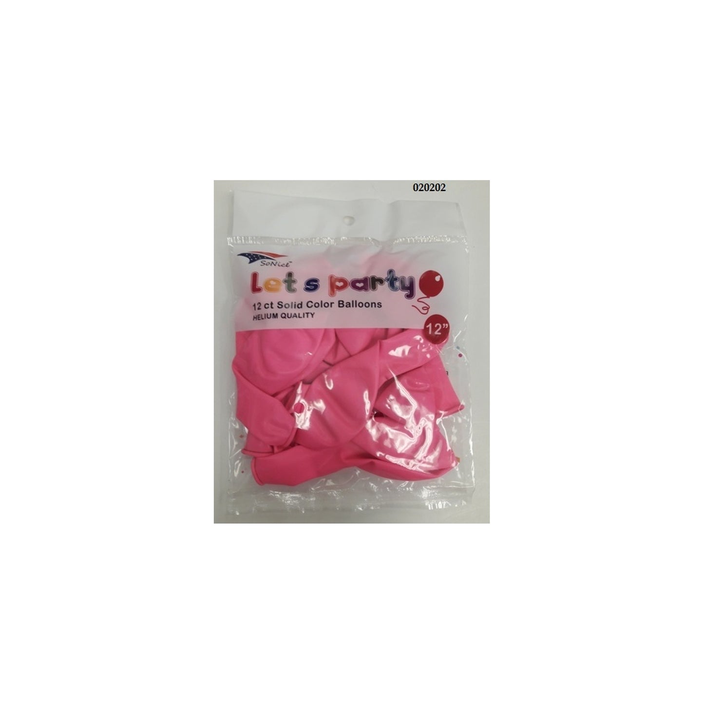 12"Balloons Light Pink 12 ct