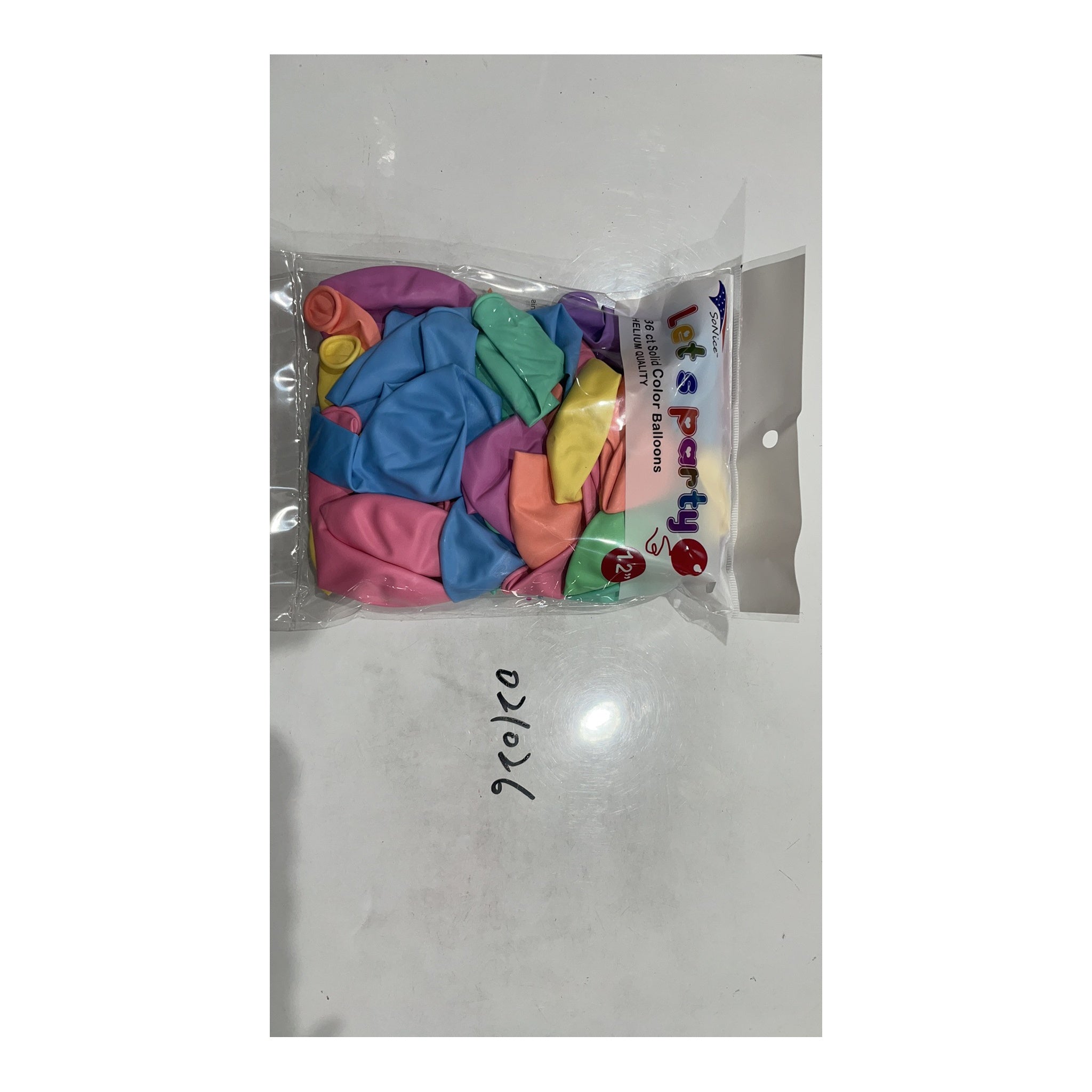 36 ct Latex Balloon Pastel Mix 96/case