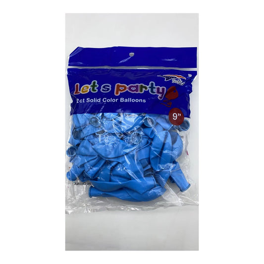 9" Balloon 72 ct Light Blue