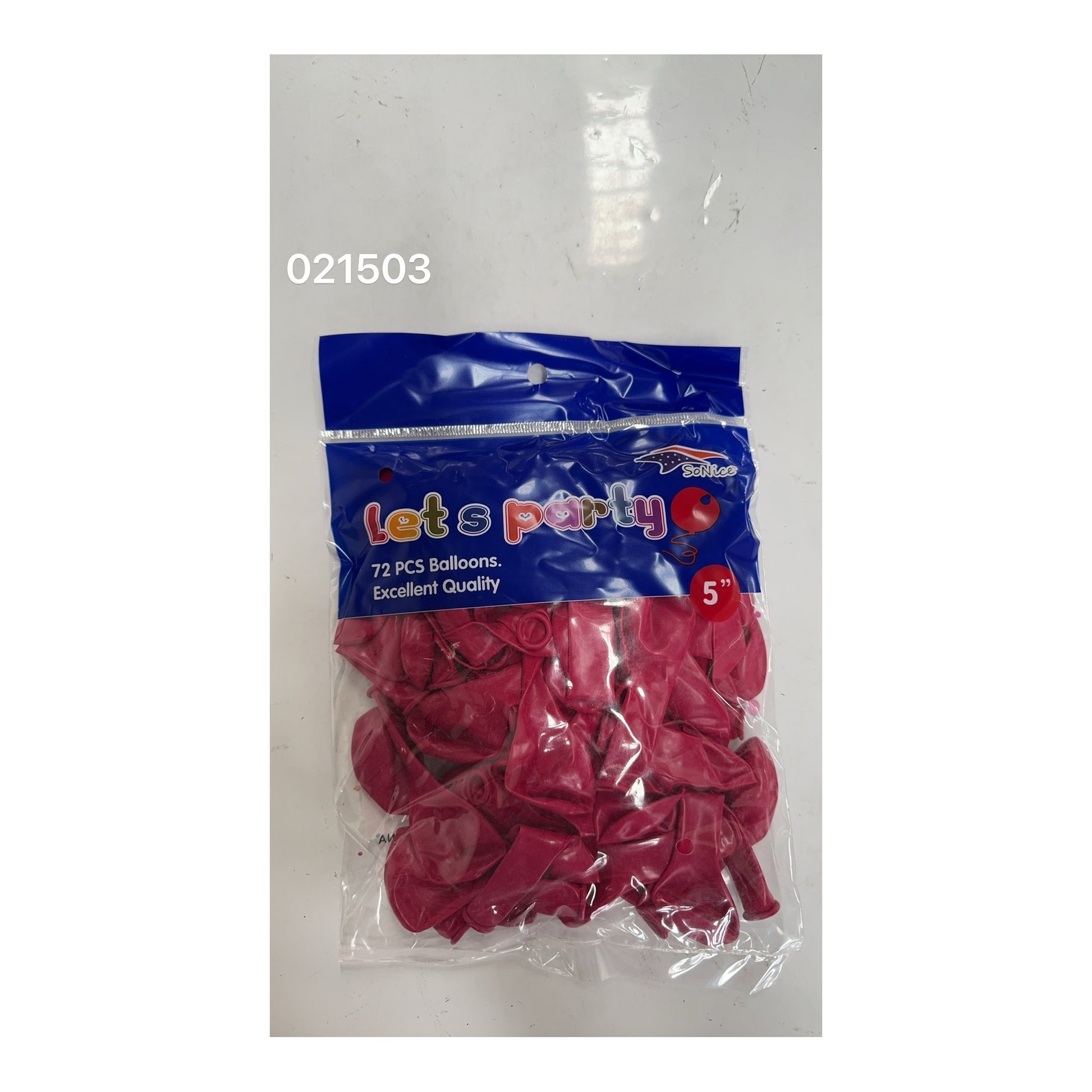 5" Balloon Fuchsia