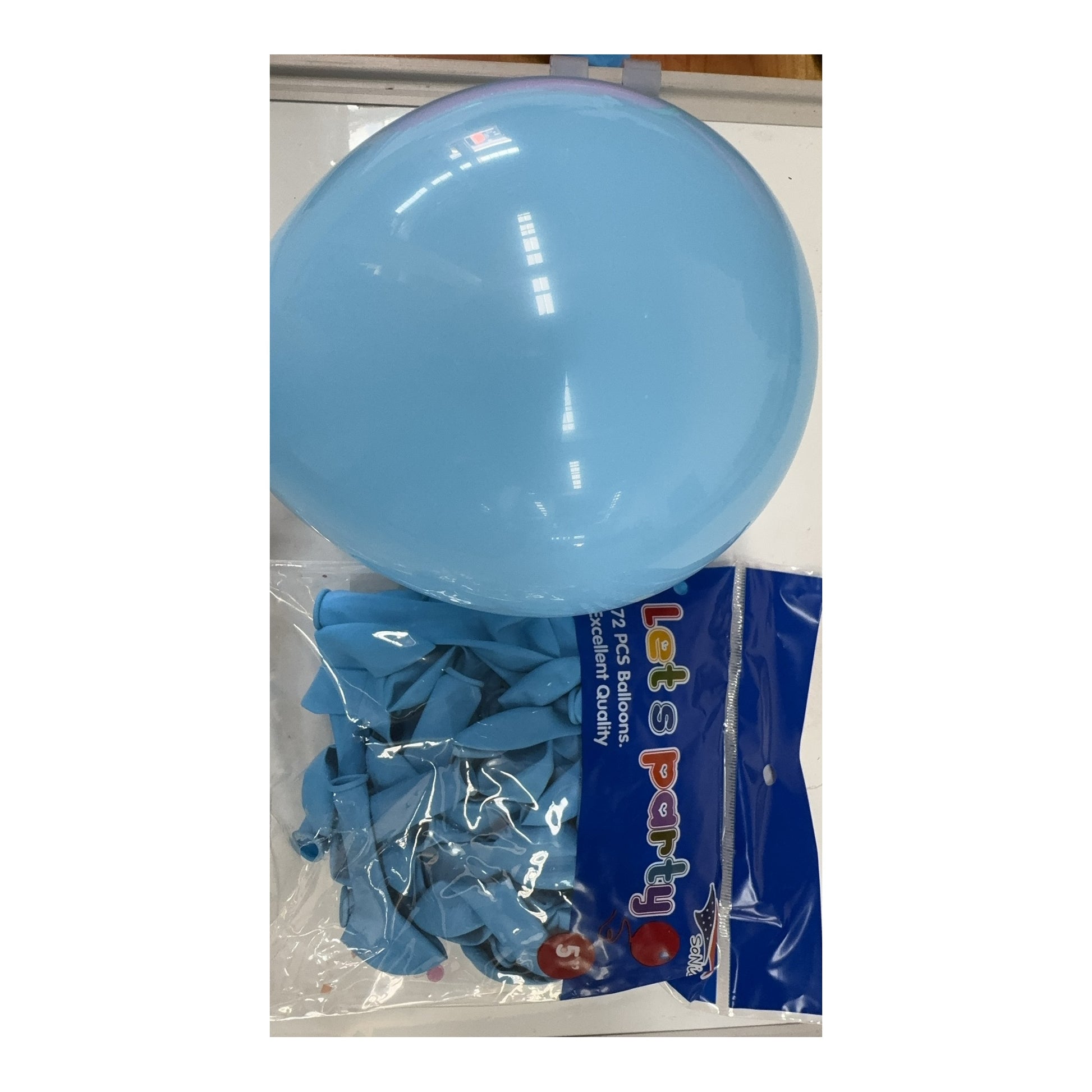 72 ct 5" Balloon Light Blue
