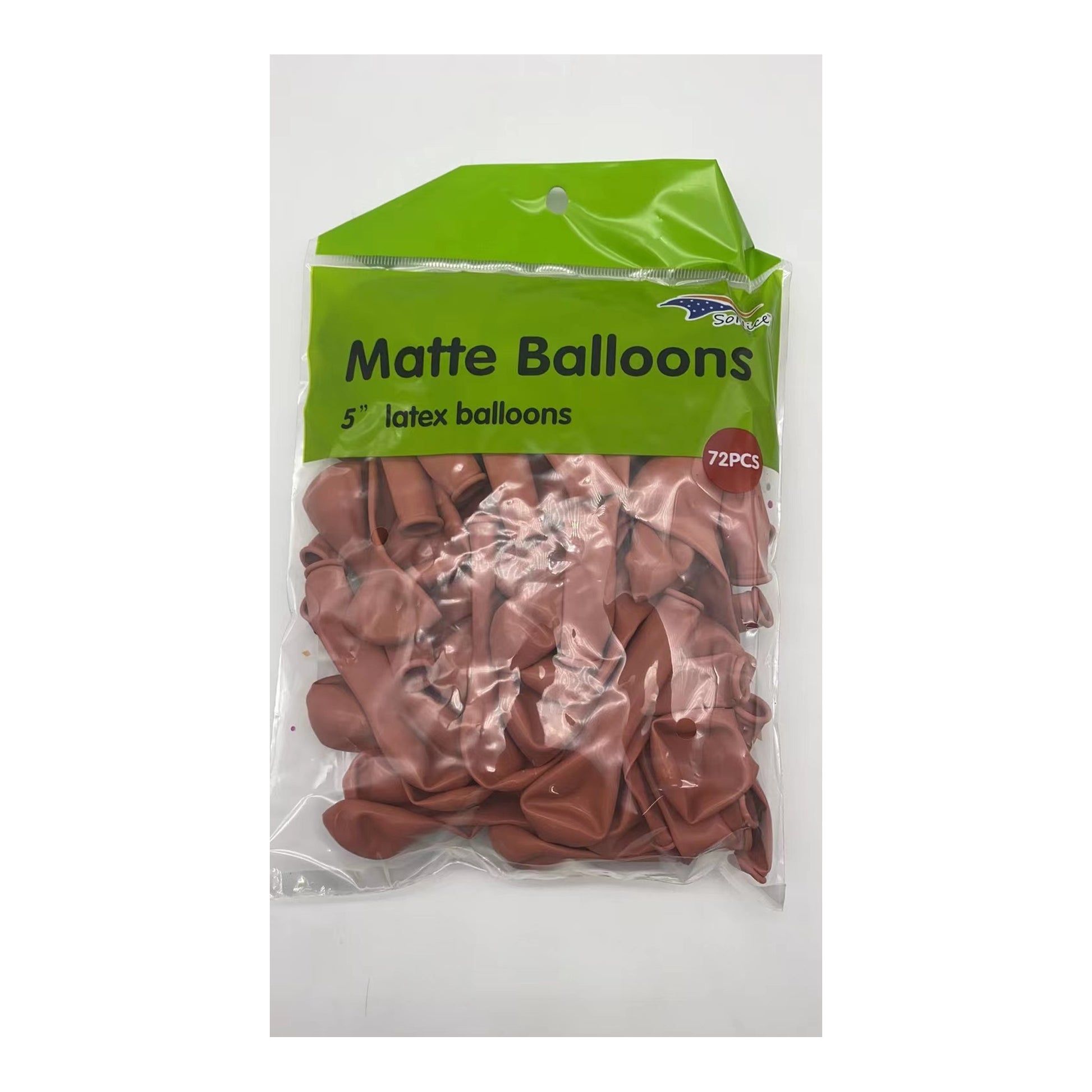 5" Balloon Matte Pink 72 ct 96Bg/Cs