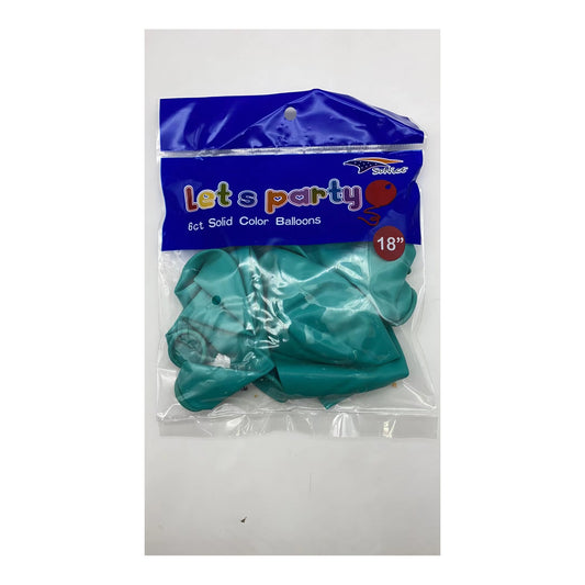 18"Balloon 6 ct Tqs