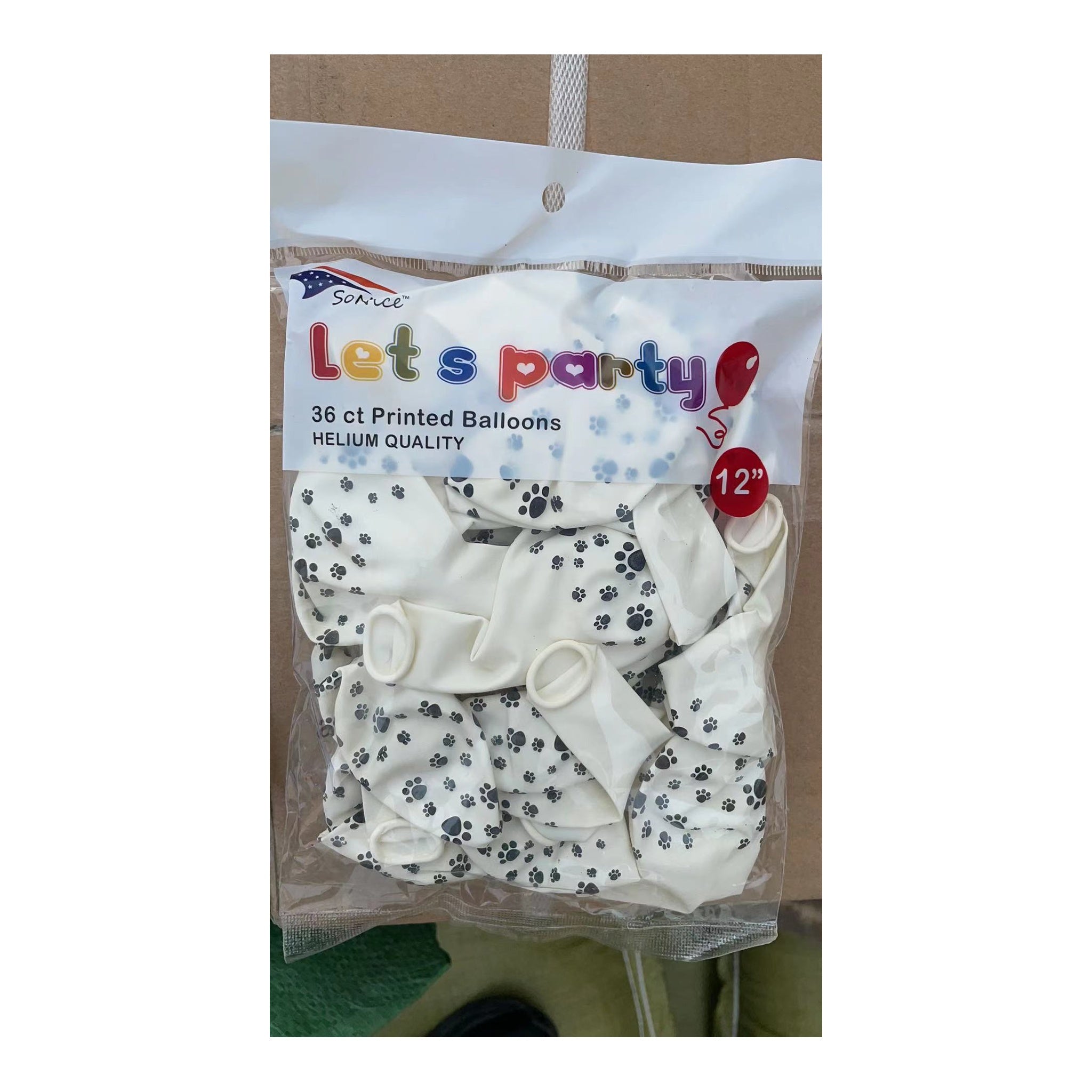 36 ct Paws Balloons