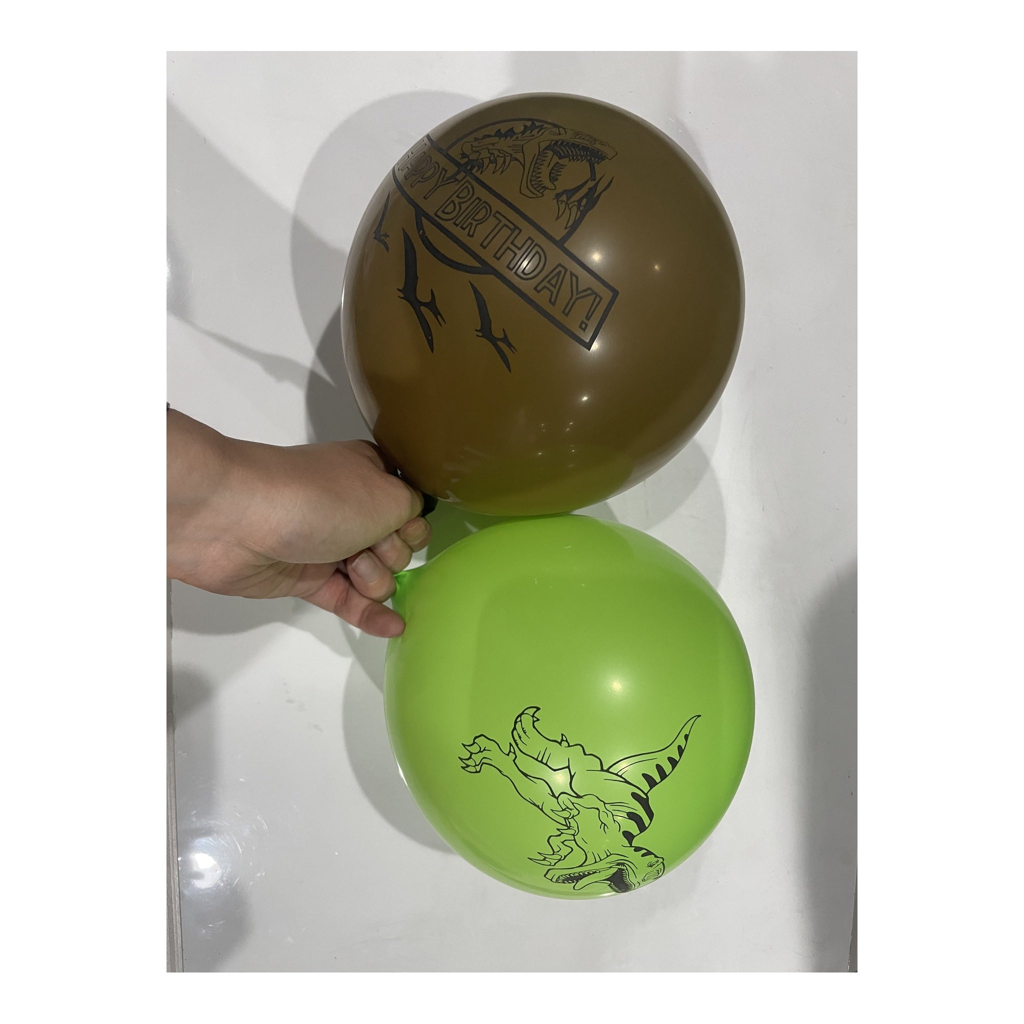 12"Printed Balloon 12 ct Dino