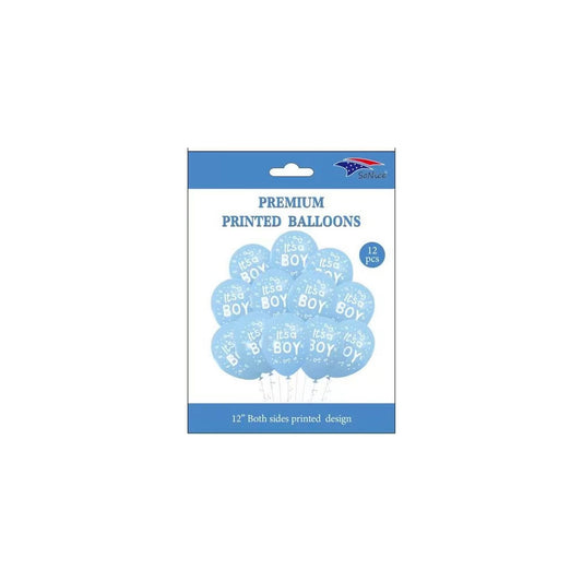 12C'Printed Balloon 12 ct It'S A Boy